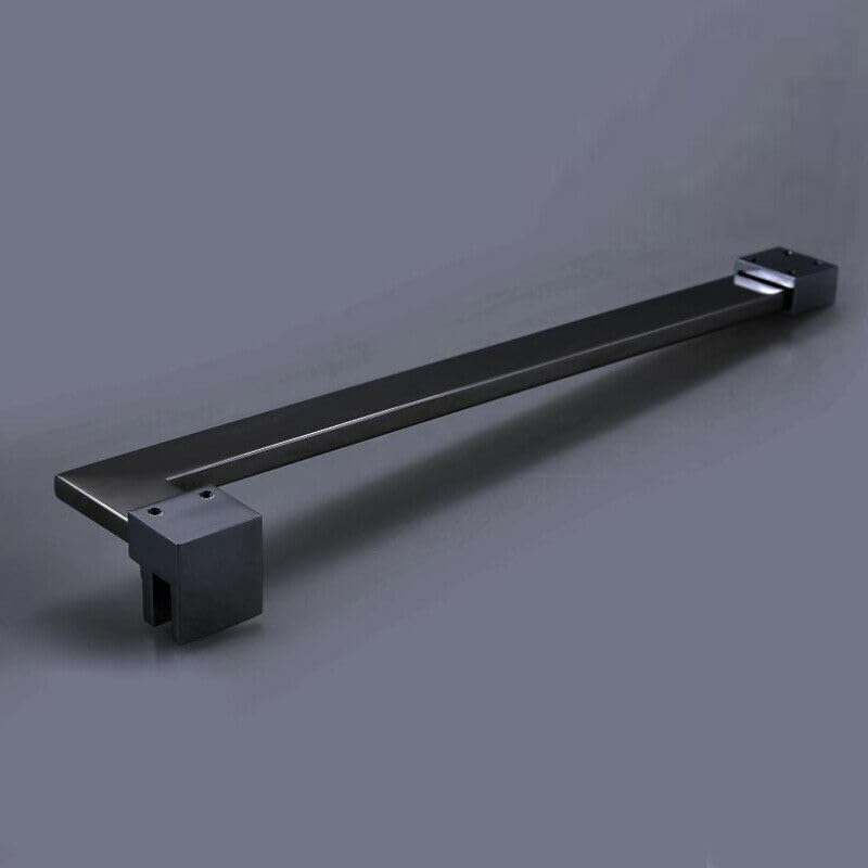 LukLoy Glasstützstange L-Form – Rahmenlos, Keine Bohrung, Für Duschglas 8-12 Mm