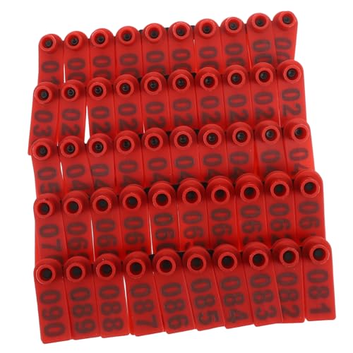 OFFSCH Ear Tag Kit 100 Numbered Ear Tags Cow Horse Goat Sheep Identification Lightweight Portable