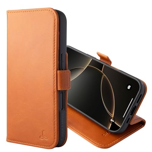 Housse iPhone 17 Pro portefeuille en cuir pour organiser vos sorties sans sac