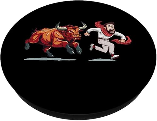Miniatura 2 de Saint Fermin Bulls Running PopSockets Standard PopGrip