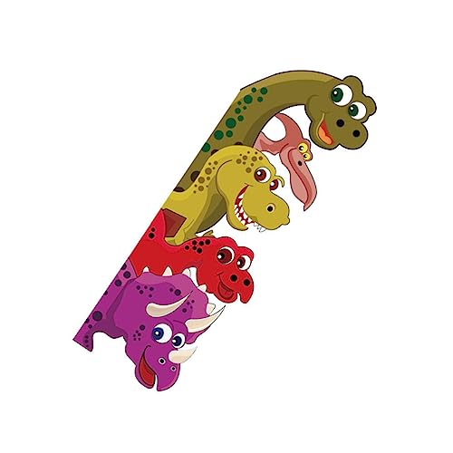 Vaguelly 1pezzi Adesivo Da Parete Forma Di Dino Decalcomania in Pvc Per Animali Adesivo Creativo Per Cameretta Ragazzo Ragazza Ragazza e Soggiorno
