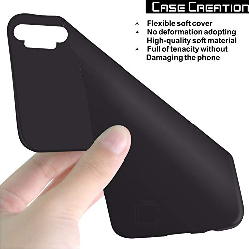 Image of Case Creation Compatible with Realme XT 2019 Back case, Realme XT Slim Flexible Smart Look case with 360 Camera All Angle Protection (Pure Black)