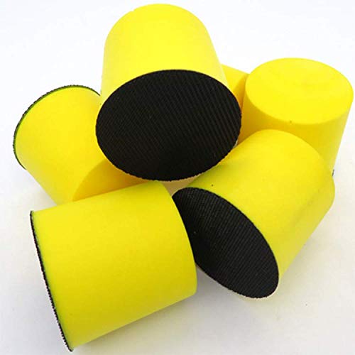 2 Inch 48mm Hand Sanding Block PU Foam Pad for Hook & Loop Discs Polishing Grinding Tools