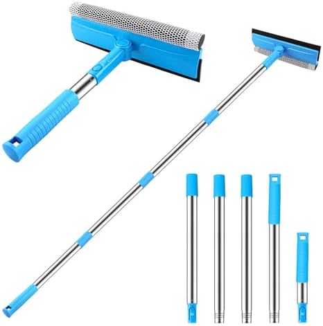 SetSail Window Squeegee 2 in 1 Window Cleaner Tool with 57in Exte...