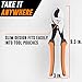 Mutt Tools 10 Inch Heavy Duty Cable Cutters for Electrical Wire - Professional Cable Shears for Copper & Aluminum - Cuts up to 2/0 Wire - Cable Cutter with Ergonomic Grip
