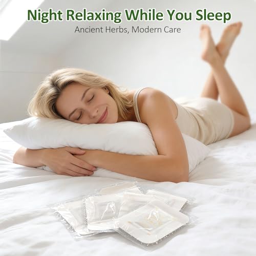 Image of Green Tea Bamboo Vinegar Foot Pads with Ginger, 2 in 1 Design Premium Herbal Foot Care Patches. Use During Sleep. for Tired Feet, Stress & Fatigue Relief, for Better Sleep, Feel Better, 30 Count