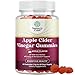 Natural Apple Cider Vinegar Gummies - for Weight Loss - Lose Weight - ACV Gummy Belly Fat Burner Appetite Suppressant with Pure Ginger Extract Chewable Diet Supplement for Women Men Detox Cleanse