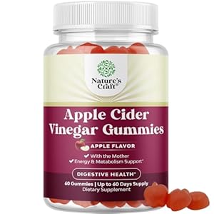 Apple Cider Vinegar Gummies with Mother – Cleanse & Detox ACV Gummies for Weight Loss, Gut Health, Bloating, Metabolism & Energy Support – ACV with Mother with B12 Vitamin, B6 & Pomegranate – 60 Ct