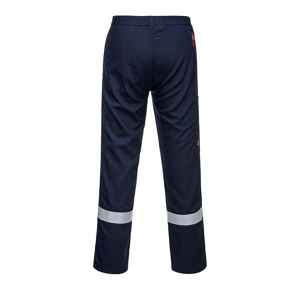 Portwest BZ14 Pantaloni Iona Riflettente Ignifugo 3 Tasche Doppie Cuciture