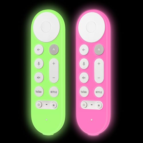 Coque pour télécommande Google TV phosphorescente pour des soirées cinéma sereines