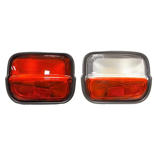 MKAREPART Ensemble de feux arrière pour pare-chocs inférieurs compatibles avec CR-V (MKI) 1995-2001 SUV LHD 33751-S10-G01, 34401-S10-G01 (côté gauche et droit) Cover