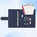 2 Pack Passport Holder for Travel, Passport Wallet Cover Case Waterproof RFID Blocking Passport Holder with Pen Holder Travel Essential, Passport Book Holders for Women and Men(B)