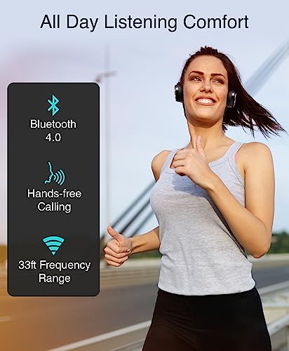 image for Kinivo BTH220 Bluetooth Stereo Headphone – Supports Wireless Music S