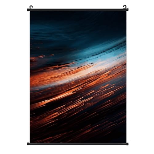 Toile abstraite 40,6x61 cm pour decorer sans abimer vos murs blancs