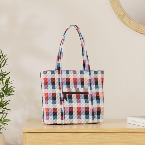 Image of Vera Bradley Women's Cotton Vera Tote Bag