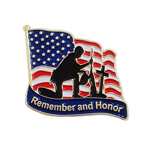 USA Memorial Day Pin Badge Brooch Decorations Gifts Memorabilia Veterans Day (Style 1)