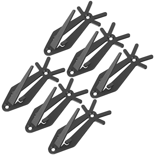 Cabilock 6pcs Deer Skull Hook Deer Skull Mount Skull Wall Mount Bracket Deer Mount Hook Deer Skull Hangers Skull Display Hook Elk Skull Hook Wood Skull Display Stainless Steel Outdoor