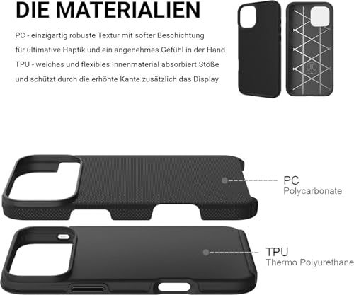 Coque iPhone 17 Pro Max MagSafe JT Berlin Pankow en silicone robuste et ultra fine noir - 6
