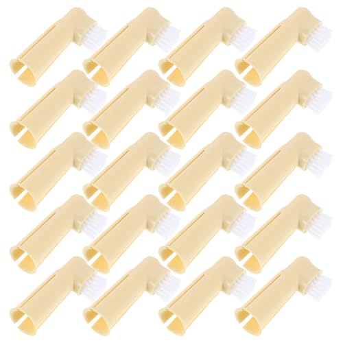 Brosses à dents à doigt pour chats et chiens : nettoyage doux en silicone