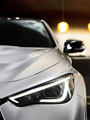 VViViD+ Premium Vinyl Wrap Film (10ft x 5ft, Matte Suzuka Ice Grey)