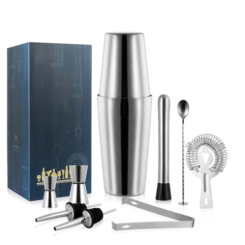 Set de 9 Piezas Coctelera Boston 750ml miniatura 1