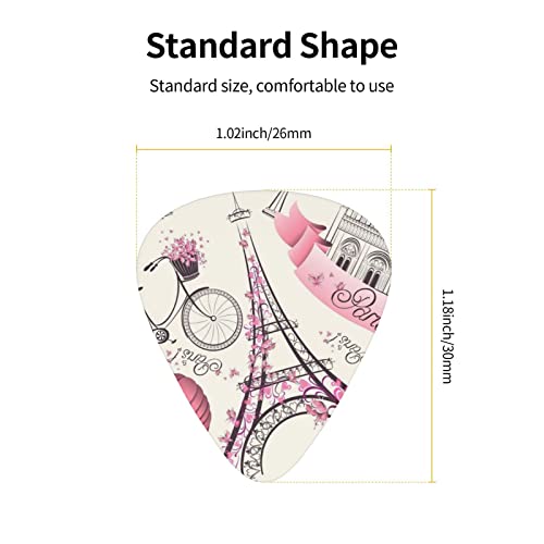 Médiators Guitare 12-Pack La Tour Eiffel Et Un Vélo Médiators Pour Guitare Électrique Guitare Acoustique Diverses… - Les Beatles, Paul McCartney, John Lennon, RIngo Starr, George Harrison Médiators Guitare 12-Pack La Tour Eiffel Et Un Vélo Médiators Pour Guitare Électrique Guitare Acoustique Diverses… – Image 4