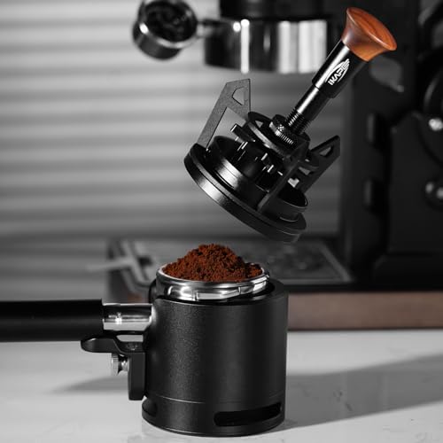 Image of IKAPE 58MM WDT Tool, Espresso Stirrer Distribution Tool, Adjustable Needle Height, Coffee Stirrer with Dosing Funnel & Stand