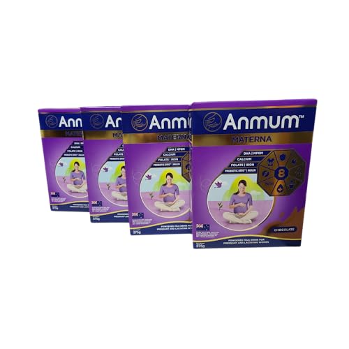 Anmum Materna Powdered Milk Drink for Pregnant and Lactating Women (4 x 375 grams, Chocolate)