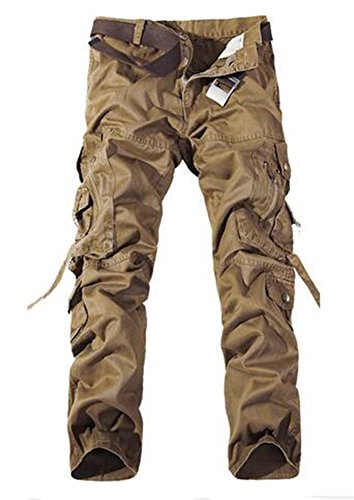 Men's Cotton Casual Military Army Cargo Camo Combat Work Pants