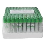 tubos de extraccion de sangre tapa morada Material: Vidrio 3 ml x 100 Tubos de extracción de sangre al vacío Tubos de heparina sódica 12 x 75 mm
