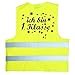 Produktbild coole-fun-t-shirts Ich Bin 1. Klasse ! Warnweste zur Einschulung Schulanfang ABC Schützen Gr. S 152-160 cm Neongelb