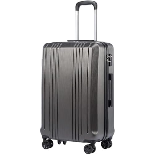 Coolife PC+ABS Hardshell Luggage, TSA Lock, Spinner Wheels, 20in Carry-On