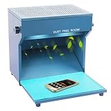 Campana de flujo laminar vertical Banco limpio de flujo de aire con filtro HEPA, banco de trabajo libre de polvo diseñado con doble ventilador para reparación de
