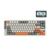EPOMAKER RT85 Tastiera Meccanica Wireless con Joystick e DIY Schermo, 8000mAh, BT/USB/2.4Ghz, Hot-Swap, PBT Keycap, Creamy Gasket, Tastiera da Gioco al 75%, US QWERTY (Bianco, Creamy Jade Switch)