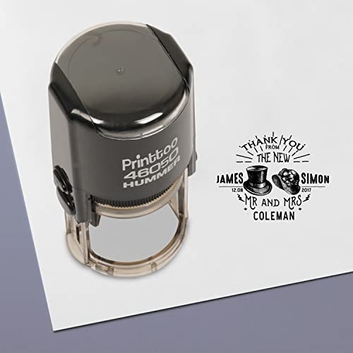 Printtoo-Self-Inking-Round-Custom-Wedding-Thank-You-Stamper-Personalized-Mr-and-Mrs-Rubber-Stamp-Gift-Idea