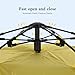 Karlak Sports Tent Pop Up Shelter 4-5 Person Camping Tent tomatic -Layer Quick-Open Tent Breathable and Rainproof for Camping Hiking Backpacking Beach