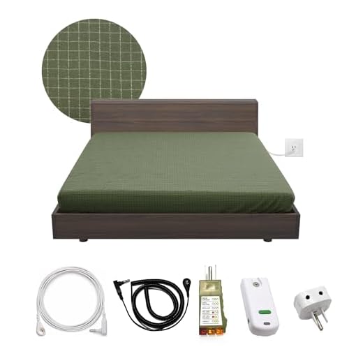 Grounding Fitted Sheet Kit Connect to The Earth's Energy 18inch Depth Pocket Grounding Bed Sheets for Earthing