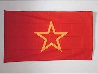 AZ FLAG Flaga Armii Czerwonej ZSRR 1918-1991 90x60cm - Flaga komunistyczna 60 x 90 cm Pokrowiec na słupek