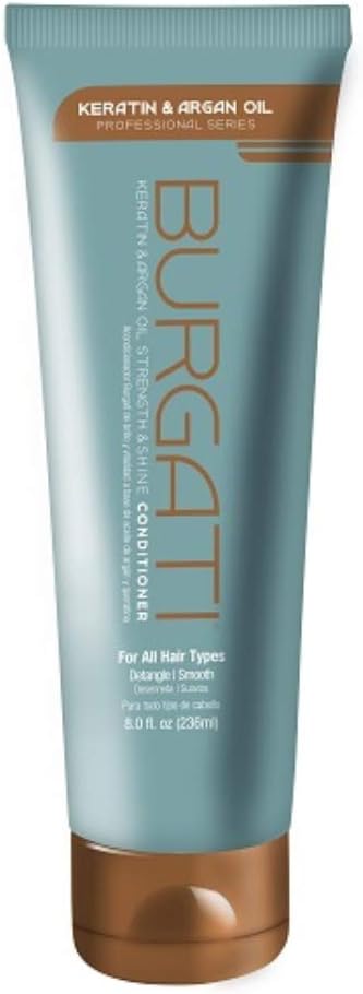 Moroccan ​Argan Oil Conditioner with Keratin Sulfate Free for Dry, Frizzy, Curly or Damaged Hair Professional Strength-Made in USA - 8 Fl Oz