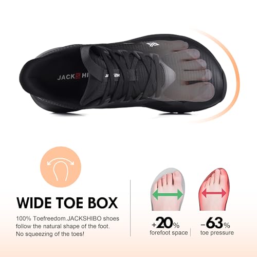 JACKSHIBO Women's Wide Toe Box Road Running Shoes Slip in Hands Free Arch Support Tennis Shoes Orthopedic Cushion Walking Sneakers with Metatarsal Pad4