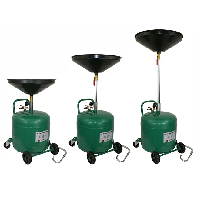 ML Ölauffangbehälter 40 L Ölauffangwagen Ölablassgerät Ölauffanggerät 75-122 cm Ölsammler