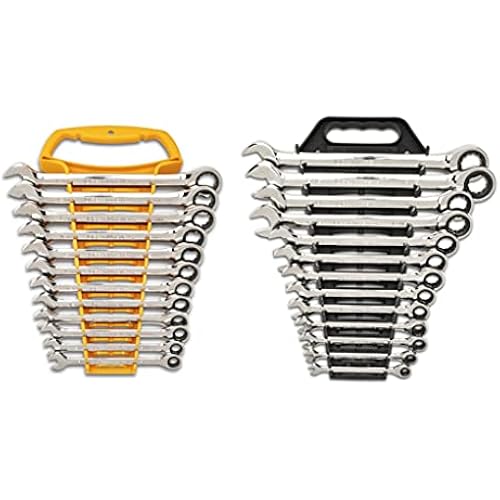 GEARWRENCH 25 Pc. Combination Ratcheting Wrench Set, SAE/MM - 86700