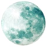 LAPYAPPE 夜光ムーンステッカー 剥がせる壁シール 防水 おしゃれな蓄光デザイン リビング 寝室 部屋 オフィス用インテリア装飾