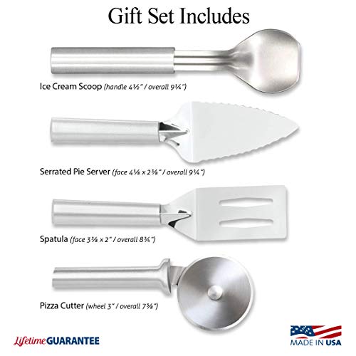 Rada Cutlery Ultimate Utensil Gift Set (S50), 4-Piece Utensil Set, Stainless Steel Blades, Silver Handle by RADA - Image 2