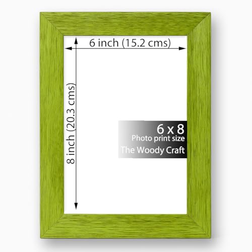 Image of Photo Frame 6x8 inch | Table Photo Frame For Displaying Memories | Wooden Photo Frames for Wall Decor That Adds Rustic Charm | Birthday Photo Frames