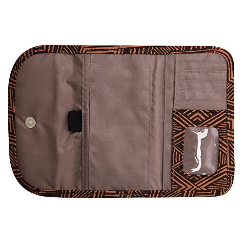 Kavu Big Spender Tri-Fold Wallet Clutch Travel Organizer-Mahogany Inlay #TOP2
