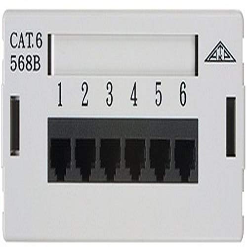 Allen Tel Products AT66-6P 6 Ports, 568A / 568B Wiring, Universal, 110 Termination Category 6 Patch Box