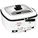 Produktbild Tefal FR4950 Multi-Funktions-Fritteuse Versalio Deluxe 9-In-1 | Kapazität 1,3 Kg | Inkl. Pfannenwender | Braten | Frittieren | Köcheln | Regelbare Temperatur | Timer | Weiß