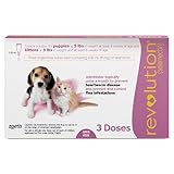 Revolution (selamectin) Topical Solution for Puppies & Kittens, Up to 5 lbs (Mauve), 3 Tubes