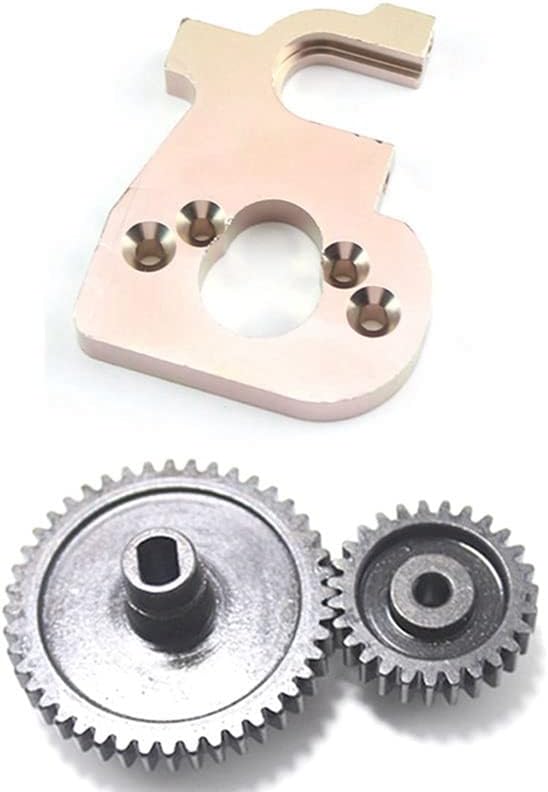 Replacement Part For Motor Holder Replacement Accessories Fit For 144001 1/14 4WD & Reduction Gear + Motor Gear For 144001 1/14 - (Color: Yellow And Black)